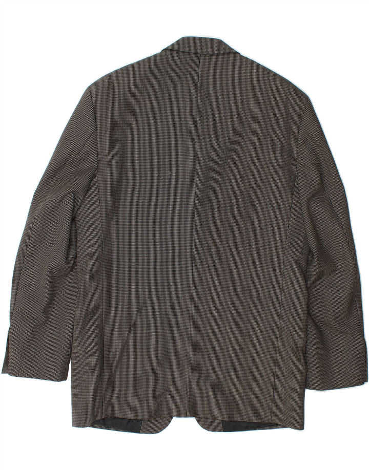 DOUGLAS Mens Slim 3 Button Blazer Jacket IT 50 Large Grey New Wool Vintage Douglas and Second-Hand Douglas from Messina Hembry 