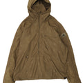 Adidas Męska kurtka Anorak z kapturem i grafiką UK 38 Medium Khaki w kropki
