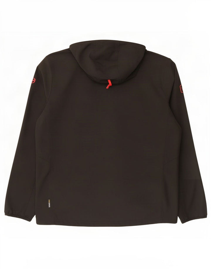 Męska kurtka dresowa z kapturem Jack Wolfskin UK 48 2XL Czarny poliester