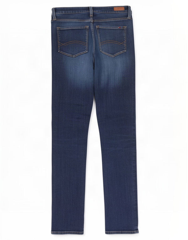 Damskie jeansy slim Tommy Hilfiger W28 L32 Niebieskie bawełniane