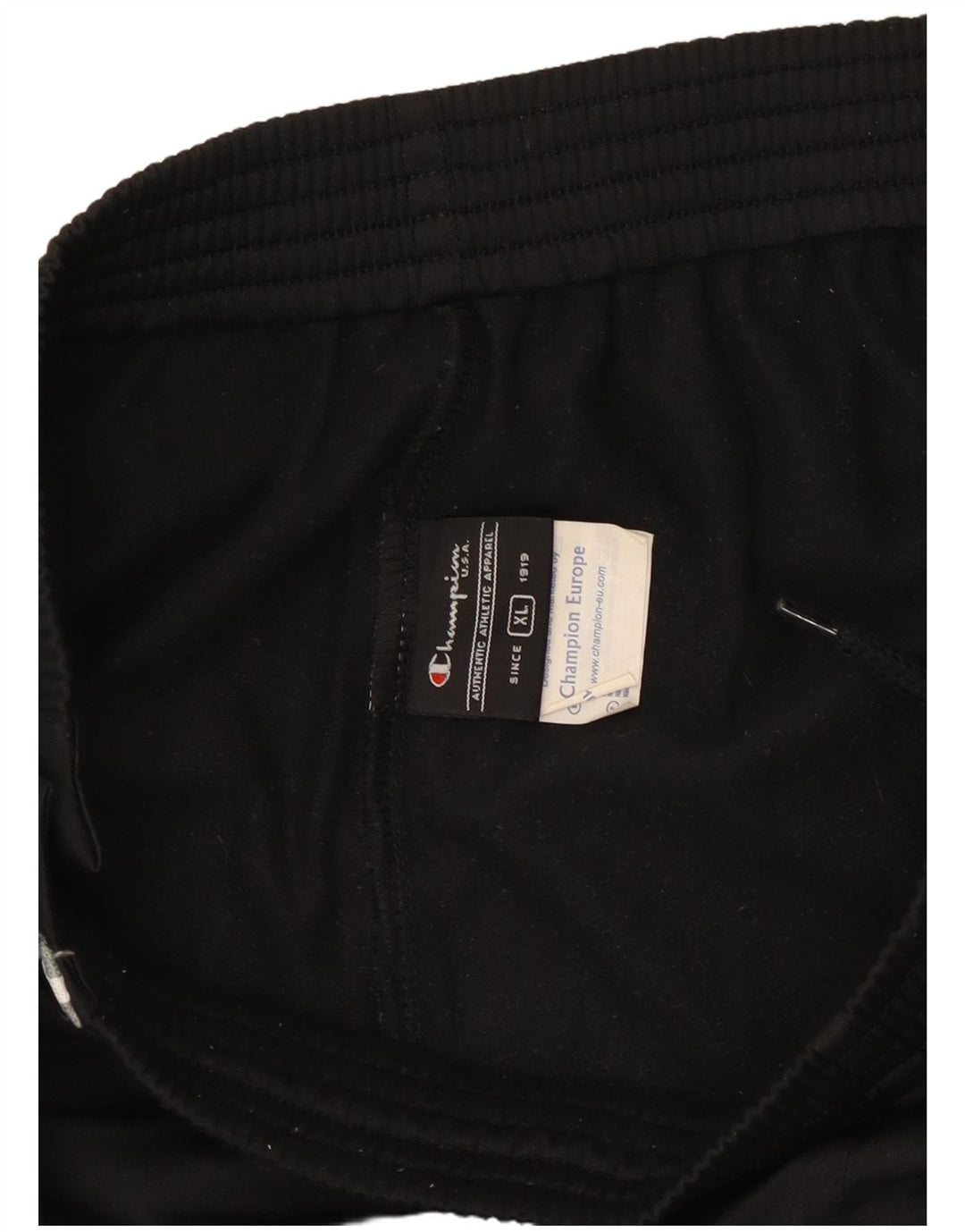 Męskie spodnie dresowe Champion XL, czarne, poliestrowe