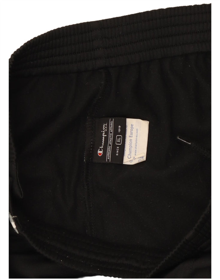 Męskie spodnie dresowe Champion XL, czarne, poliestrowe