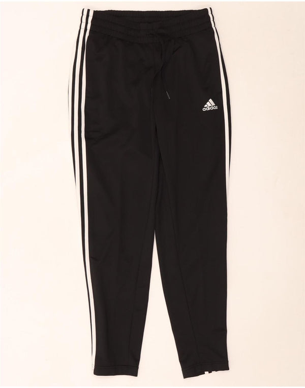 Damskie spodnie dresowe Adidas UK 8/10, małe, czarne, poliestrowe