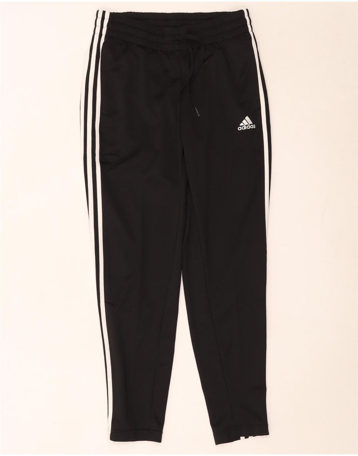 Damskie spodnie dresowe Adidas UK 8/10, małe, czarne, poliestrowe