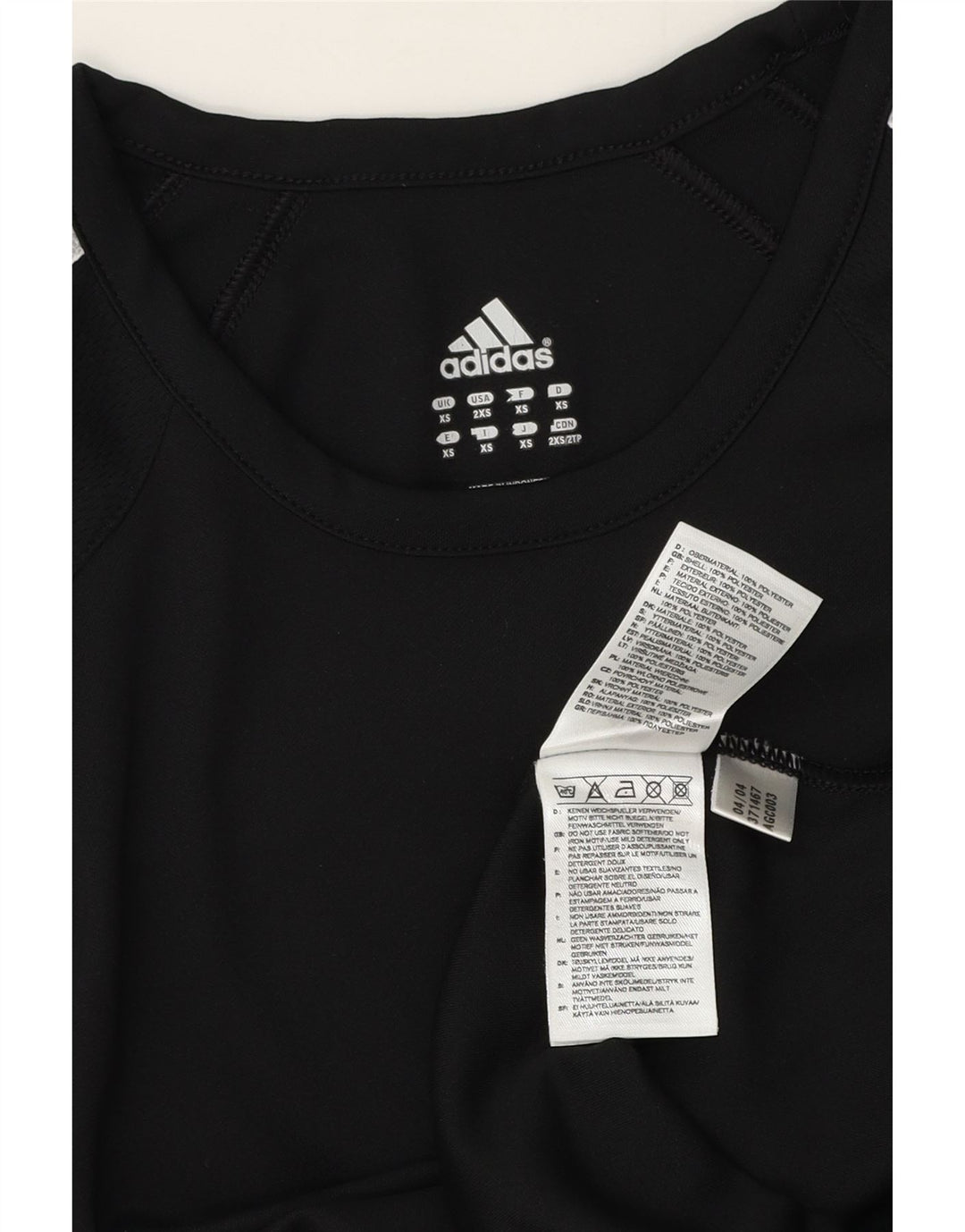 Adidas Męska Koszulka Z Długim Rękawem XS Czarny Poliester