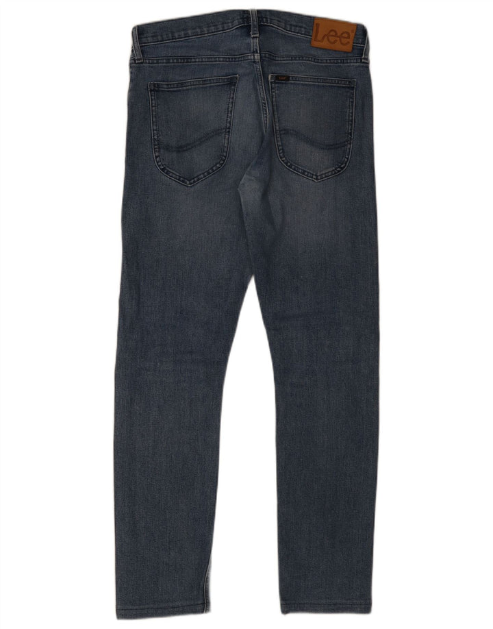 Lee Męskie Luke Slim Jeans W32 L32 Niebieskie bawełniane