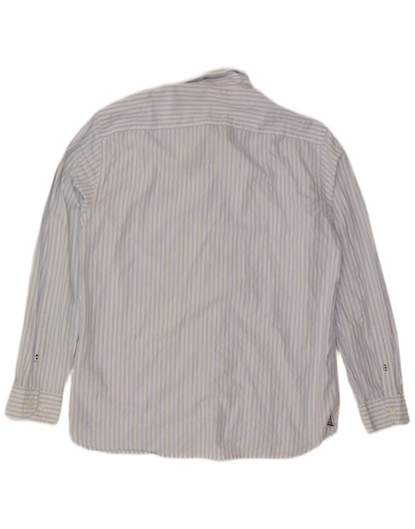 Koszula męska Tommy Hilfiger XL, niebieska, bawełniana w prążki