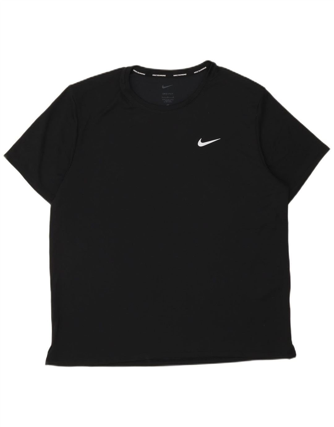 Męski T-shirt Nike Dri Fit z grafiką, duży, czarny poliester