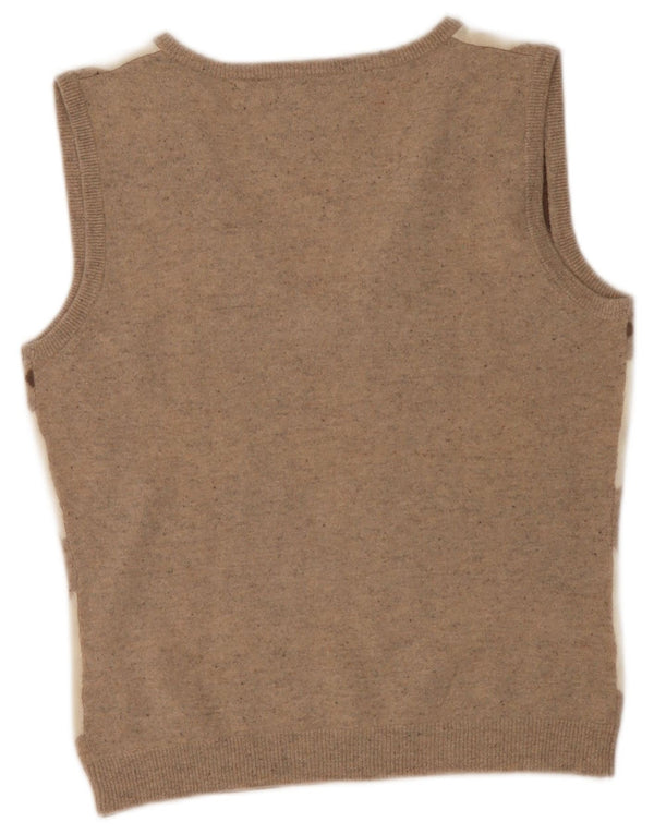 Tank top damski Tommy Hilfiger UK 14 Large Beżowy Argyle/Diament