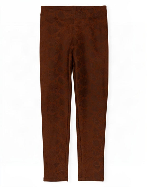 Marks & Spencer Womens Casual Trousers UK 14 Large W30 L27 Brown