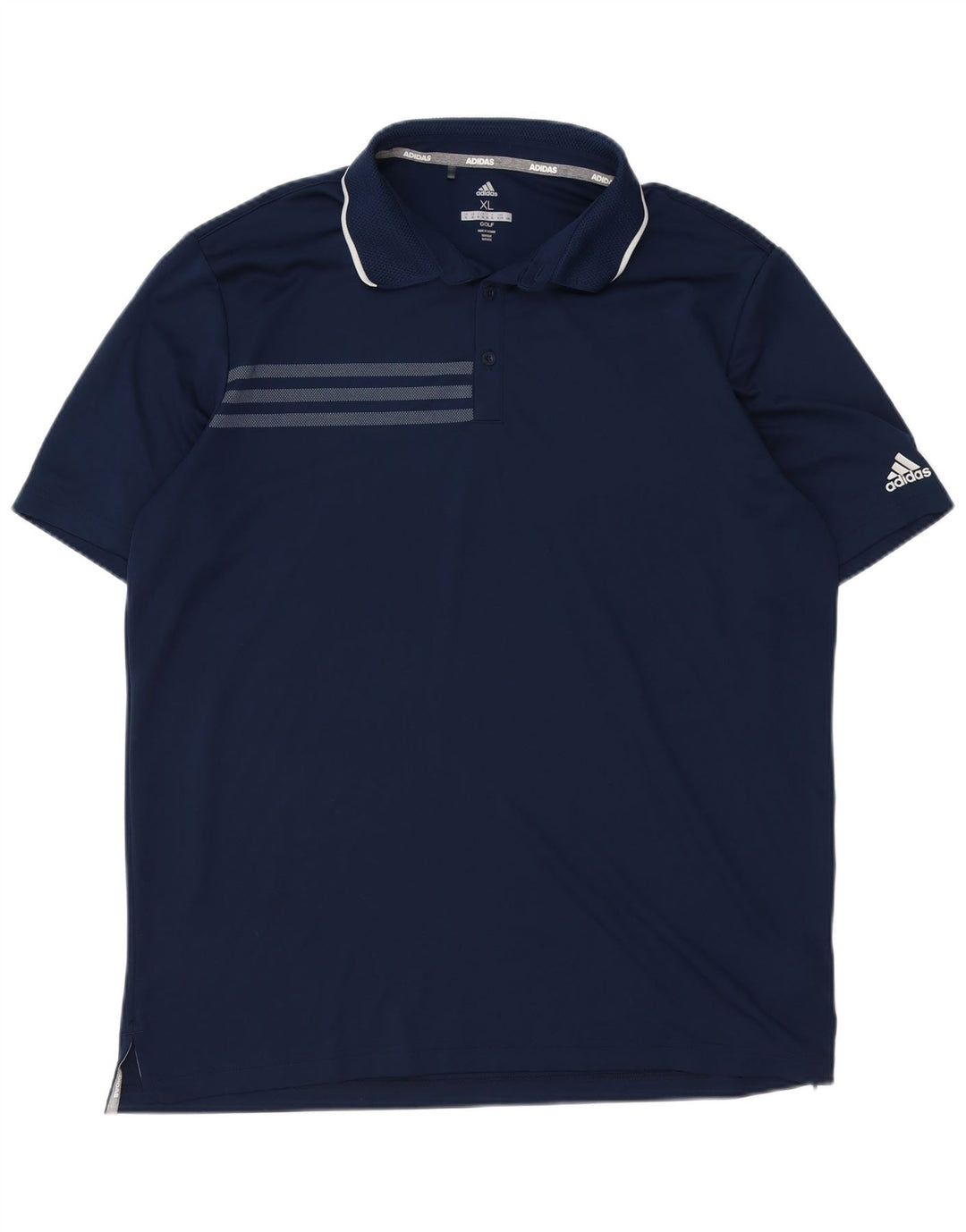 Męska koszulka polo ADIDAS XL, granatowa, poliester