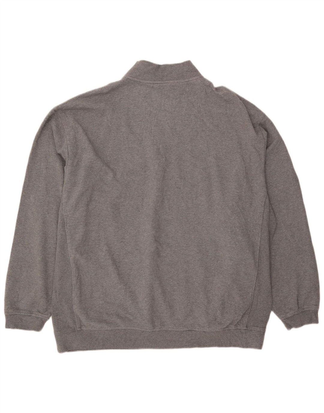 Męski sweter z zamkiem błyskawicznym Nike, 3XL, szara bawełna