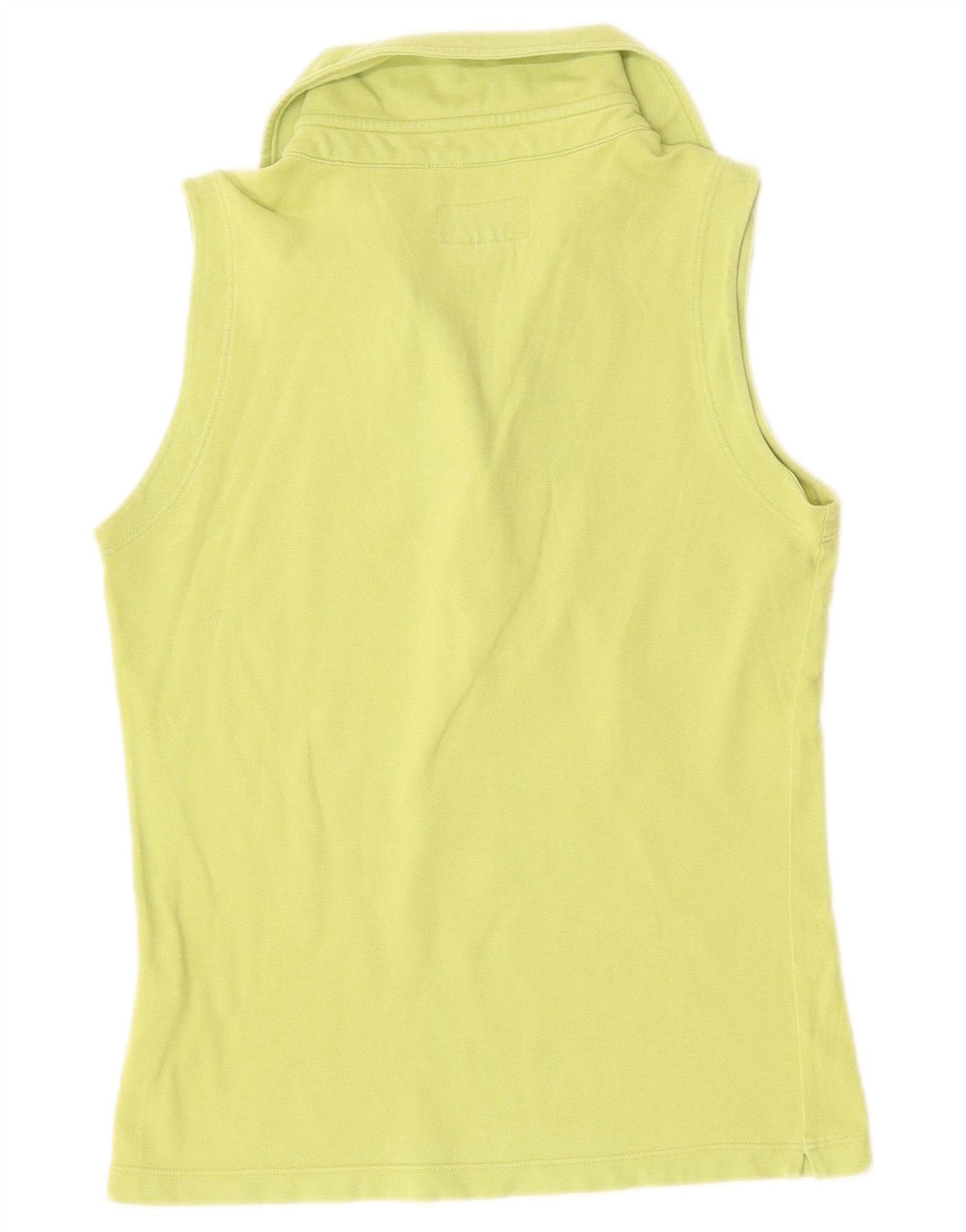 MARLBORO CLASSICS Damska koszulka polo bez rękawów UK 14, duża, zielona bawełna