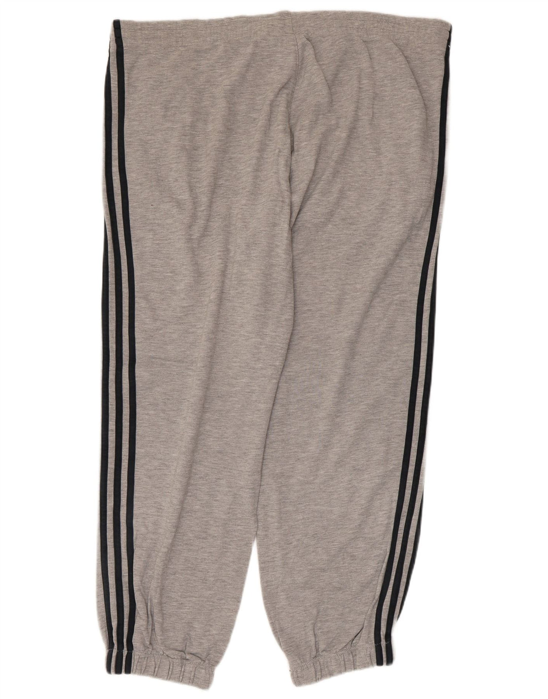 Męskie spodnie dresowe Adidas, duże, szare, bawełniane