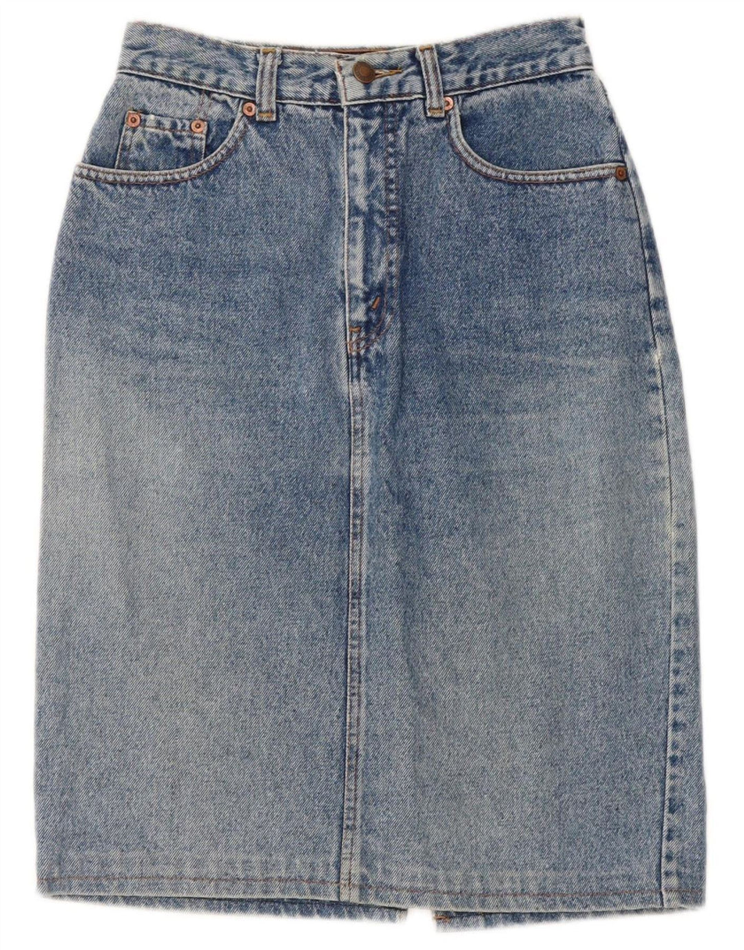 Damska spódnica dżinsowa LEVI'S W26 Mała niebieska bawełniana