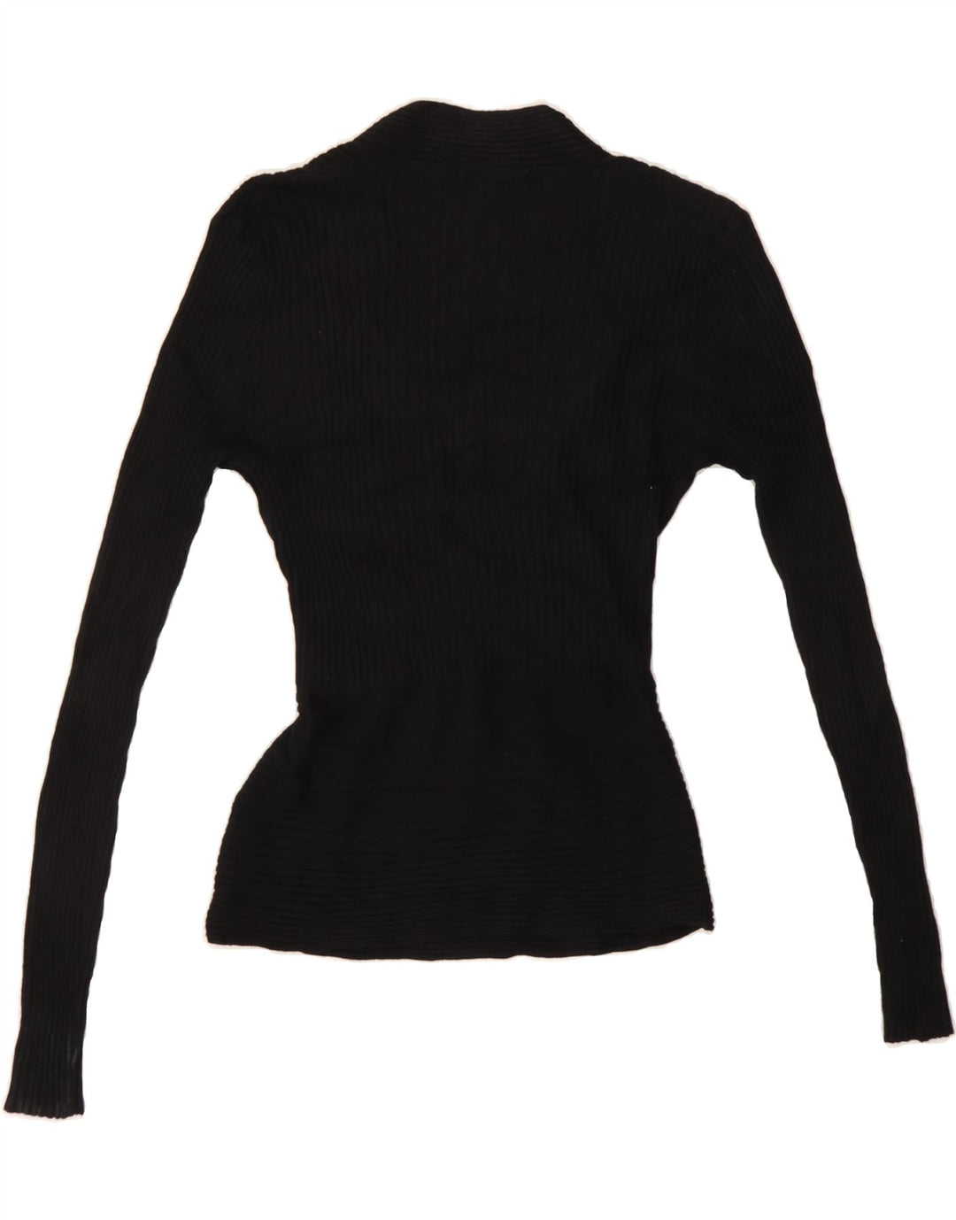 OASIS Womens V-Neck Jumper Sweater UK 12 Medium Black Viscose Vintage Oasis and Second-Hand Oasis from Messina Hembry 
