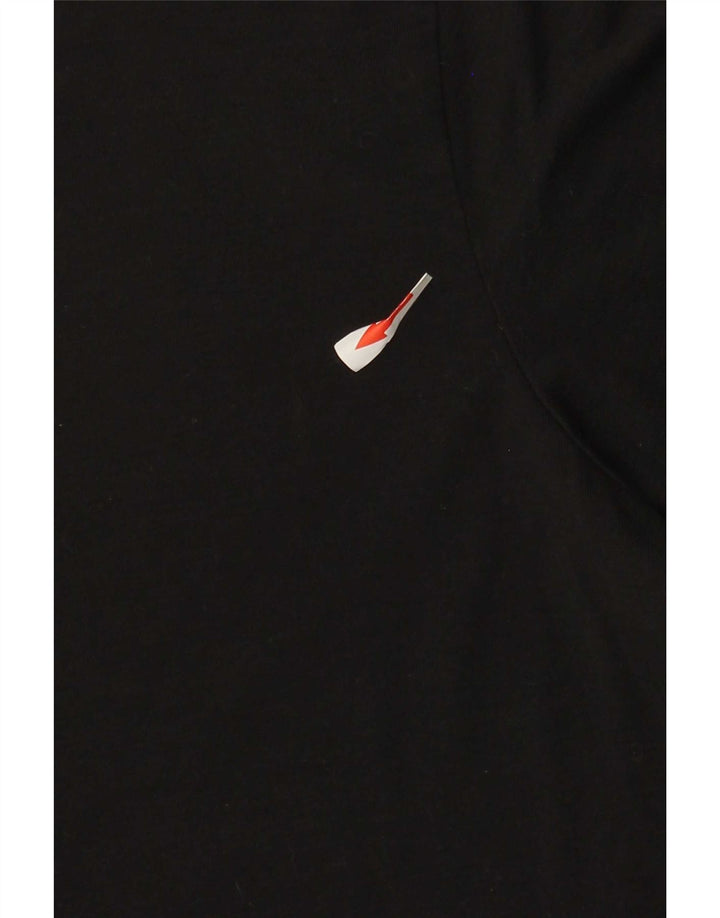 Adidas Męski T-shirt Top Średni Czarny Poliester