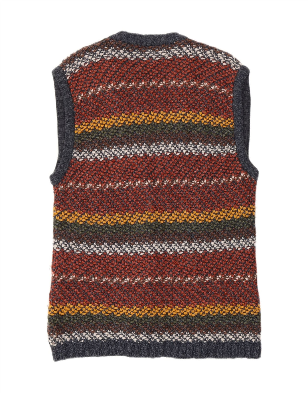 Sweter damski w stylu vintage, UK 14, w średnie, wielokolorowe paski