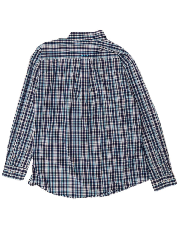 Męska dopasowana koszula Ariat XL w niebieską kratkę, bawełniana