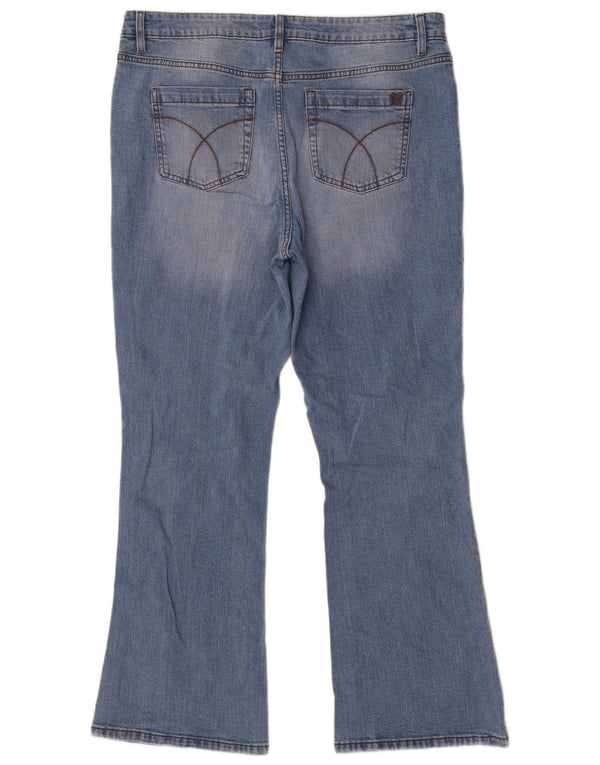 Crew Clothing Damskie jeansy Bootcut UK 16 duże W36 L31 Niebieska bawełna