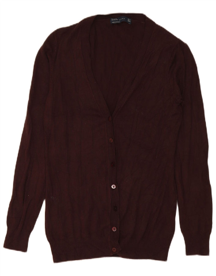 Sweter damski Zara UK 12 Średni brązowy wiskoza