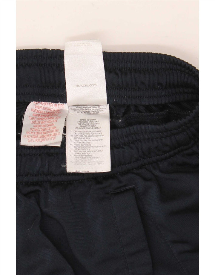 Męskie spodnie dresowe Adidas XS granatowe, poliestrowe