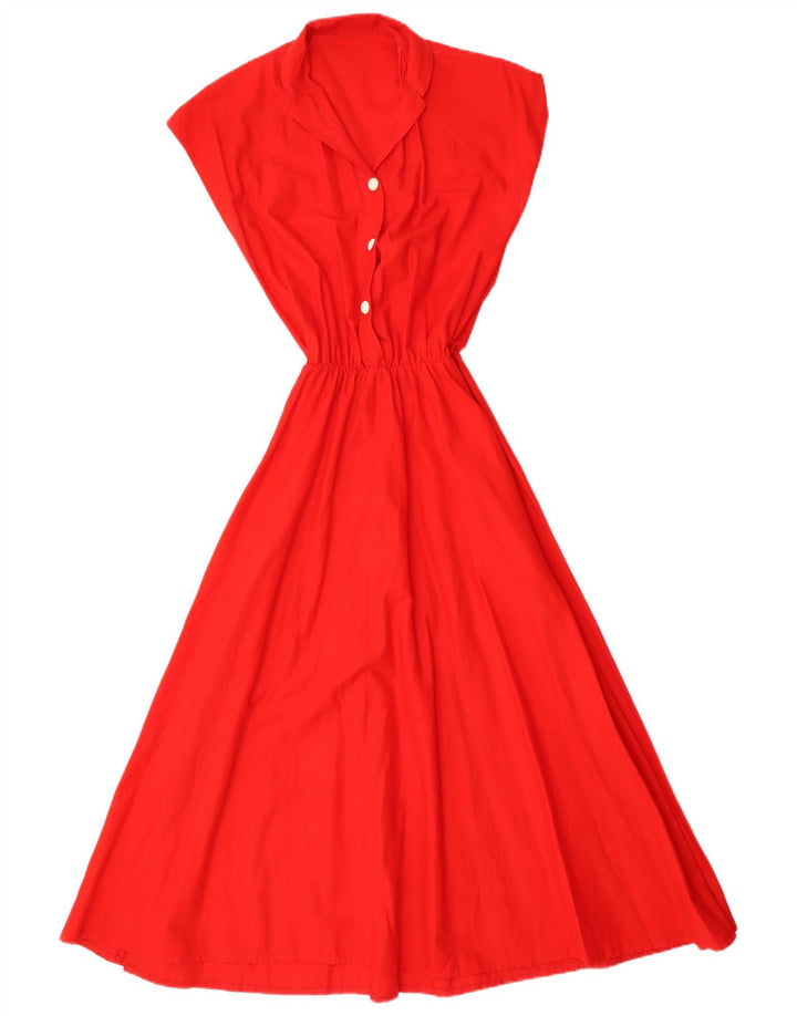 Sukienka damska Maxi w stylu vintage UK 8 Small Red