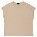 T-shirt damski Massimo Dutti Top UK 14 średni beż