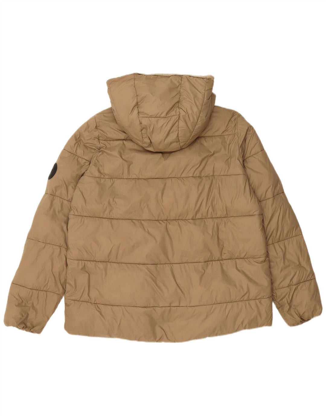 Męska ocieplana kurtka z kapturem Zara UK 36 Small Beige