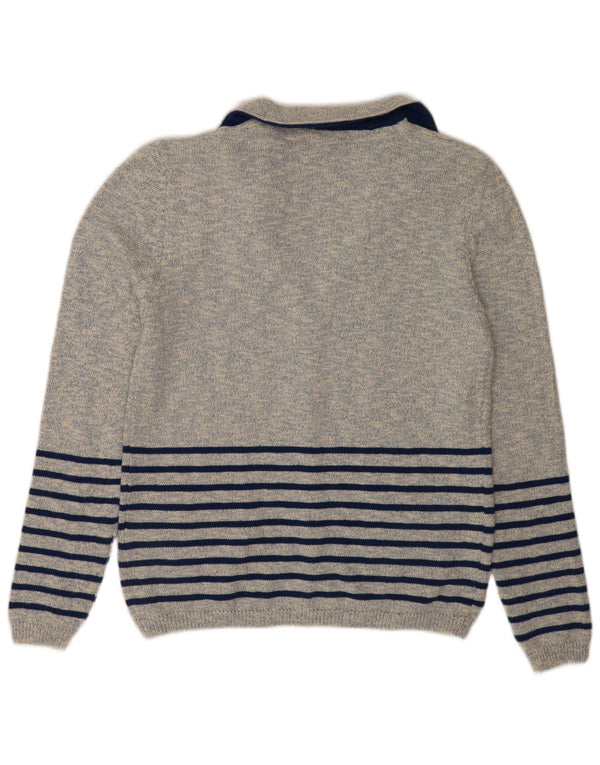 Sweter damski Primo Emporio UK 12, bawełniany w średnie niebieskie paski
