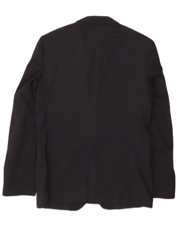 Męska marynarka Zara zapinana na 2 guziki EU 50, średni granatowy poliester