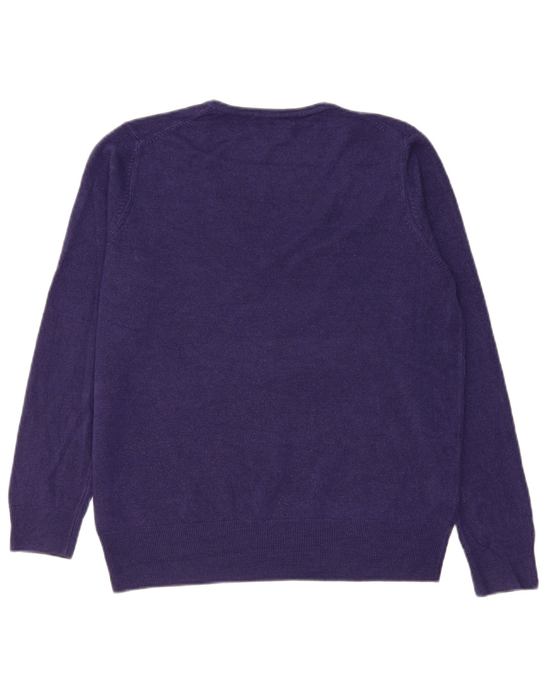 Marks & Spencer Damski sweter z dekoltem w kształcie litery V, UK 14, duży fioletowy