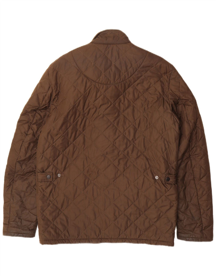 Męska pikowana kurtka Barbour UK 36 Small Brown Polyester
