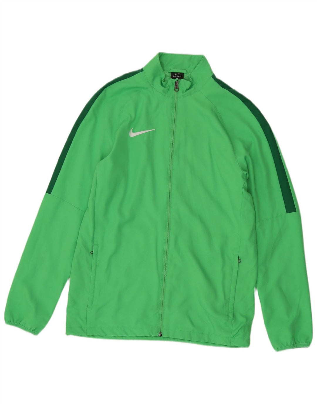 Męska kurtka dresowa Nike Dri Fit, poliester w kolorze średniej zieleni