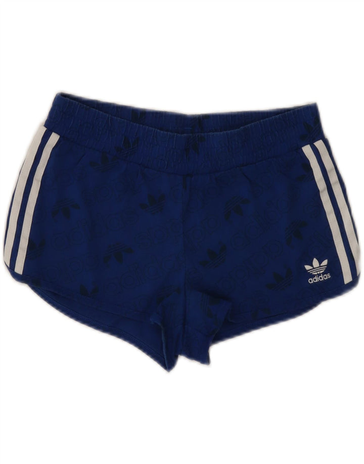 Damskie spodenki sportowe ADIDAS Graphic UK 8, małe, niebieskie