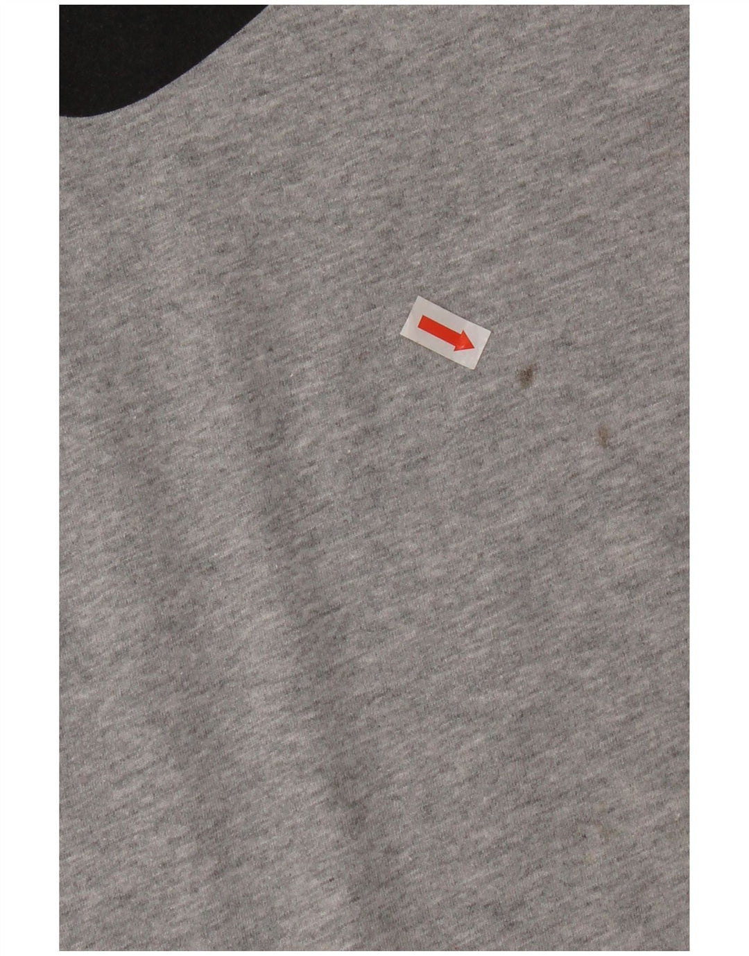 Męski T-shirt z grafiką Nike, mały, szary, z bawełny w cętki