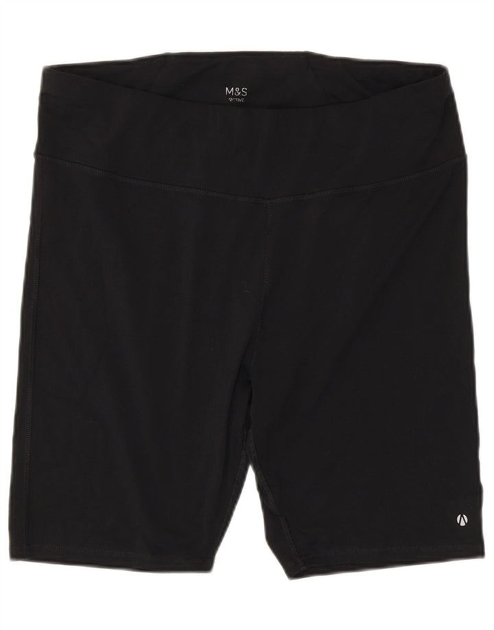 Damskie spodenki sportowe Marks & Spencer UK 18 XL, czarny poliester