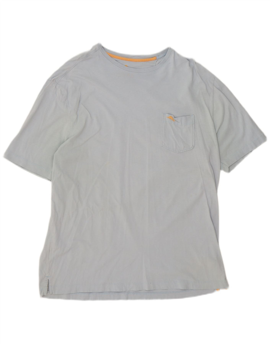 Męski T-shirt o swobodnym kroju Tommy Bahama, duży, niebieski, bawełniany