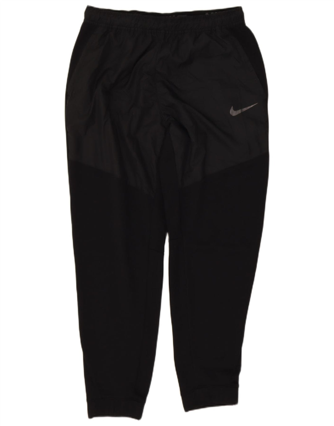 Męskie spodnie dresowe Nike Dri Fit, duże, czarne, poliestrowe