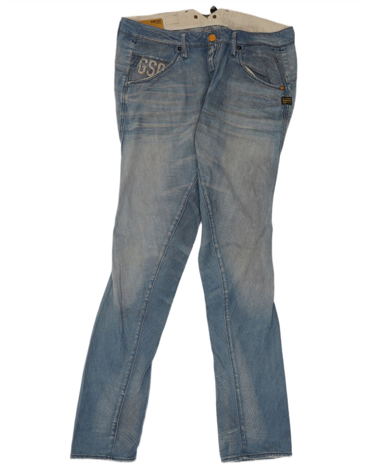 Męskie jeansy slim G-Star W32 L34 Niebieskie bawełniane