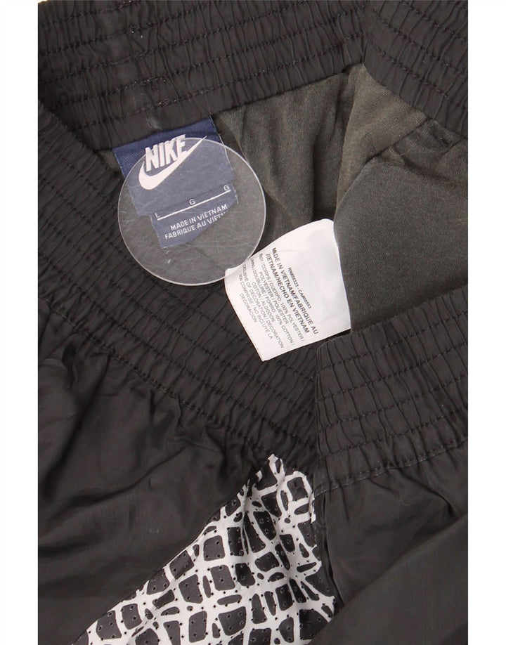 Damskie spodenki sportowe NIKE UK 14, duży, czarny, geometryczny poliester
