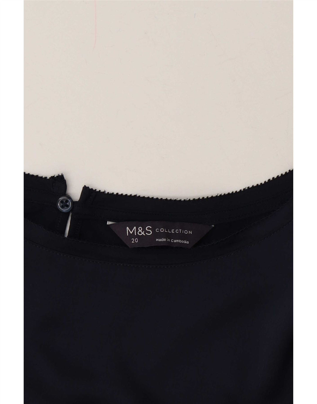 Marks & Spencer Damska bluzka oversize UK 20 2XL granatowa