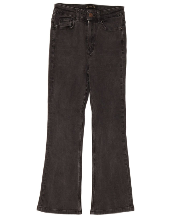 Damskie jeansy rozkloszowane Massimo Dutti EU 34 2XS W24 L24 Szara bawełna