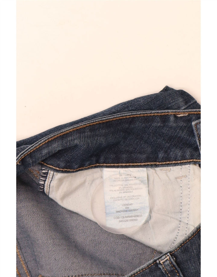 LEE Damskie jeansy rurkowe Riders ze średnim stanem US 6 Medium W26 L30 Niebieska bawełna