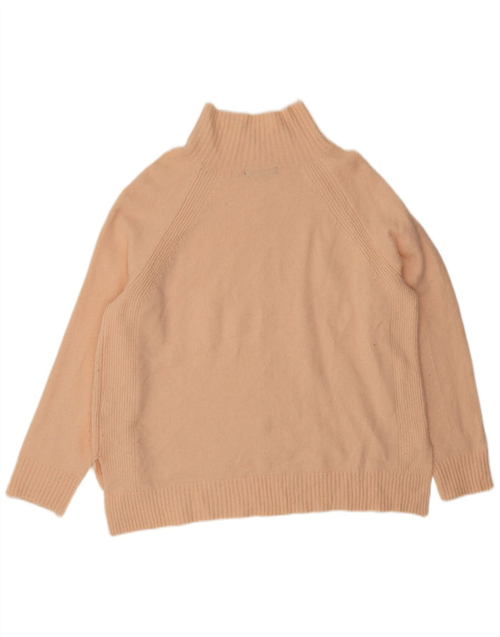Marks & Spencer Damski sweter z golfem UK 16, duży różowy