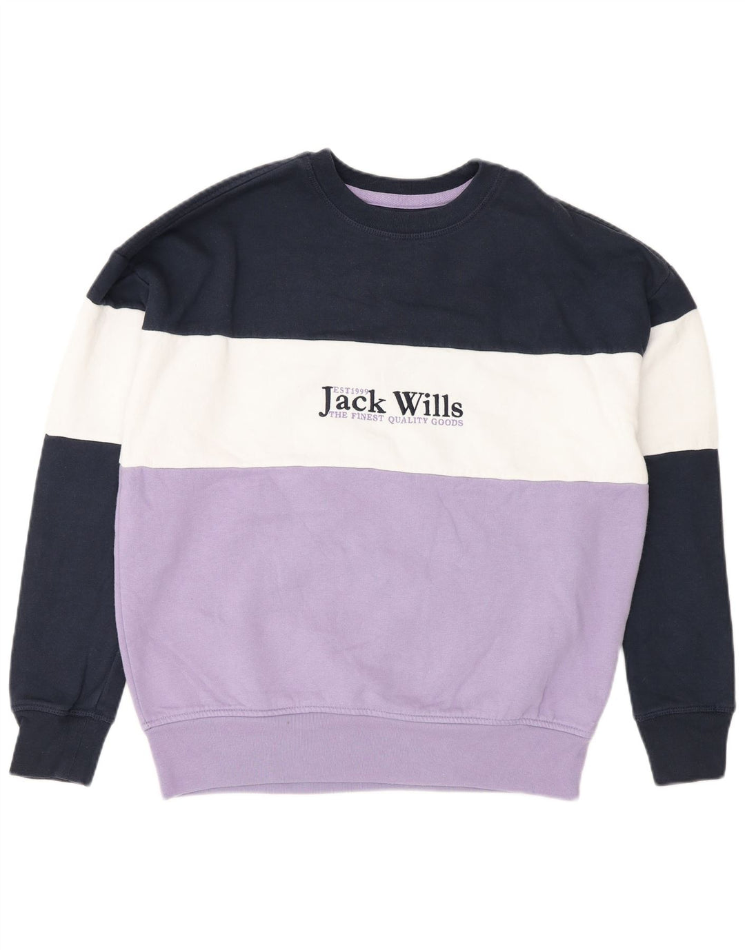 Damska bluza z grafiką Jack Wills, UK 6 XS, wielokolorowa