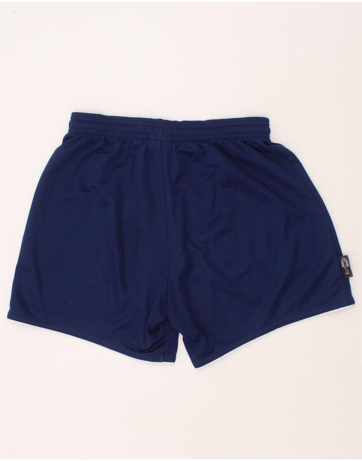ADIDAS Boys Climalite Sport Shorts 9-10 Years Navy Blue Polyester Vintage Adidas and Second-Hand Adidas from Messina Hembry 