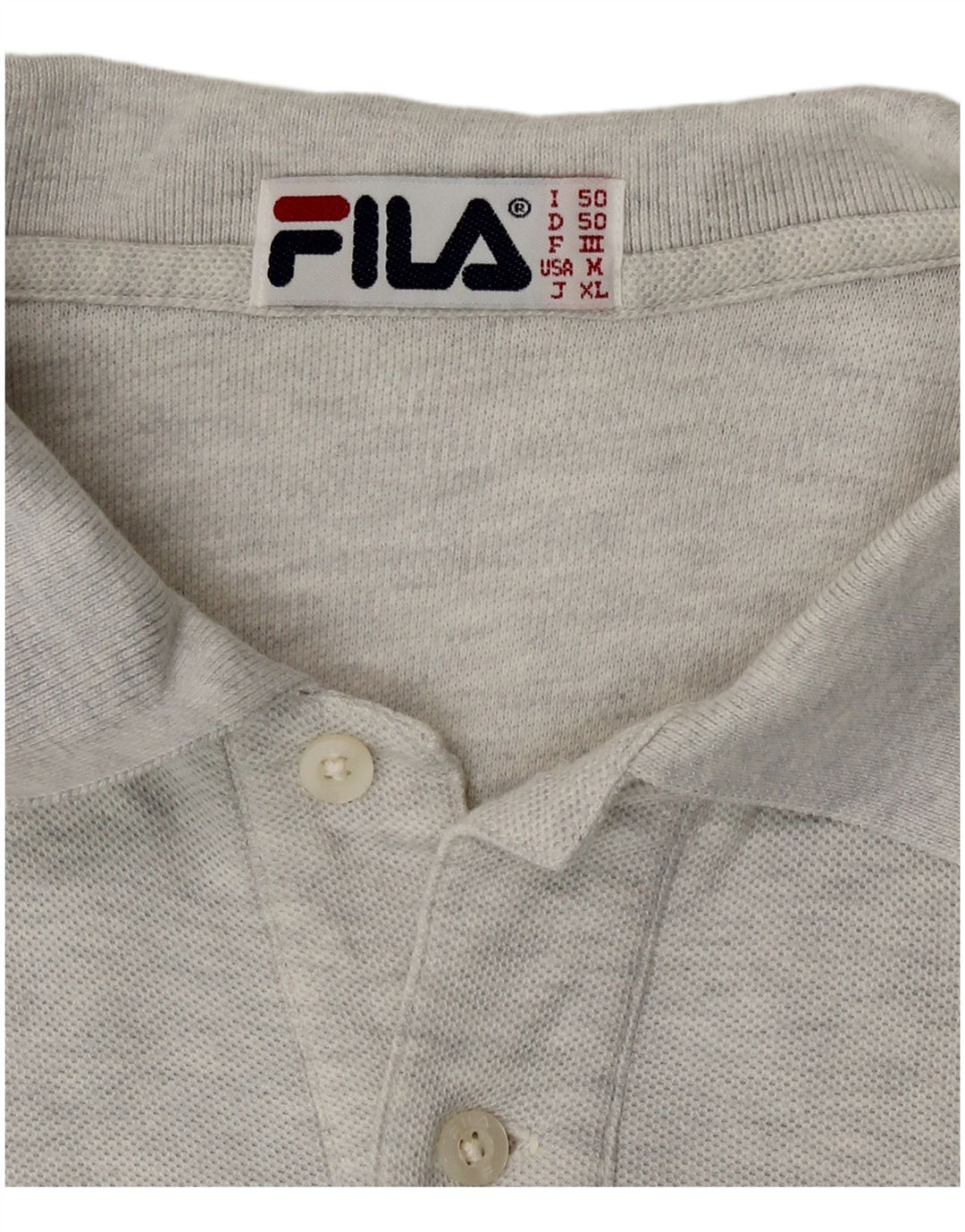 Męska koszulka polo Fila IT 50 Medium Grey