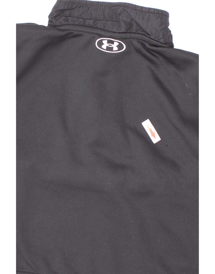 Chłopięca bluza Under Armour z graficznym zamkiem błyskawicznym, 2-3 lata, czarna
