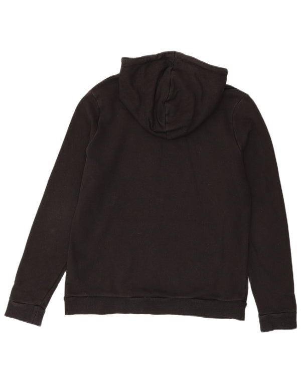 Damski sweter z kapturem Puma z grafiką UK 16, duży, czarny, bawełniany